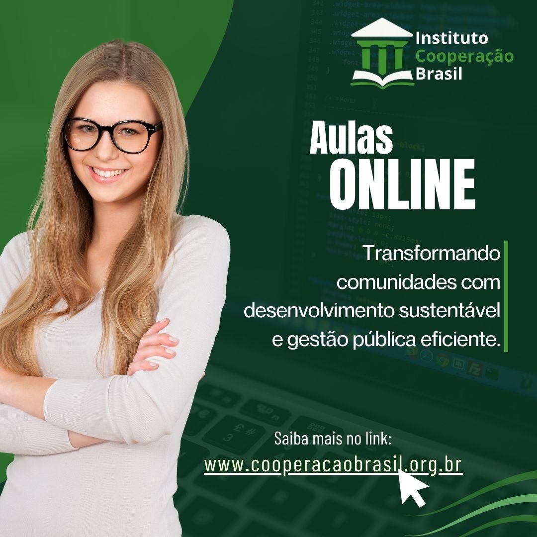 Aulas online do Instituto Cooperação Brasil
